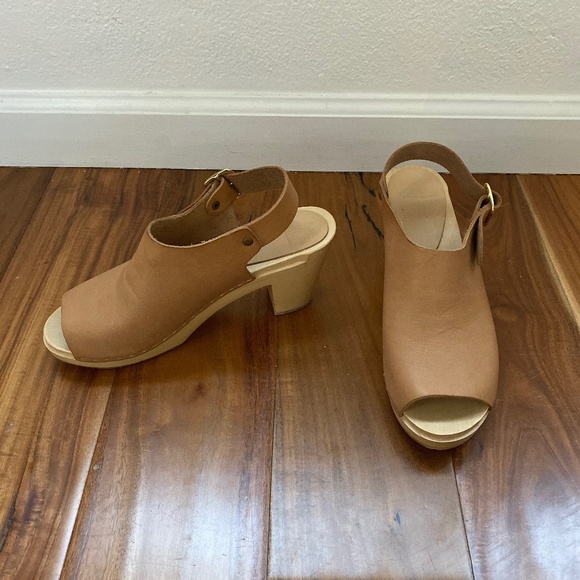 BRYR Shoes - BRYR Suzie Spanish Toe, HighHeel, Natural,38Narrow